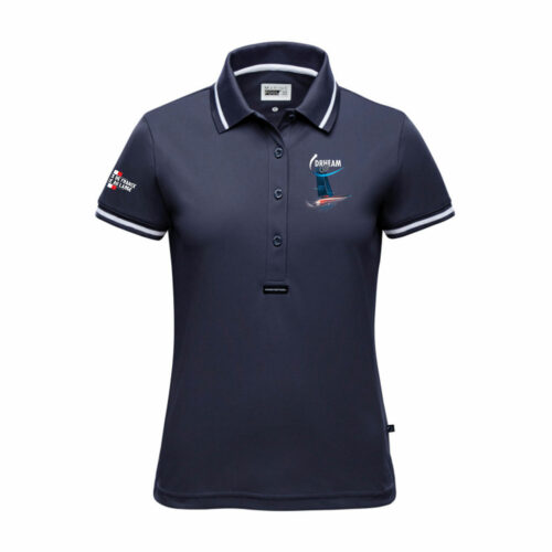 Polo recyclé femme bleu Marine - Drheam Cup - MarinePool